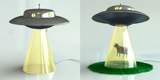 Abduction Lamp
