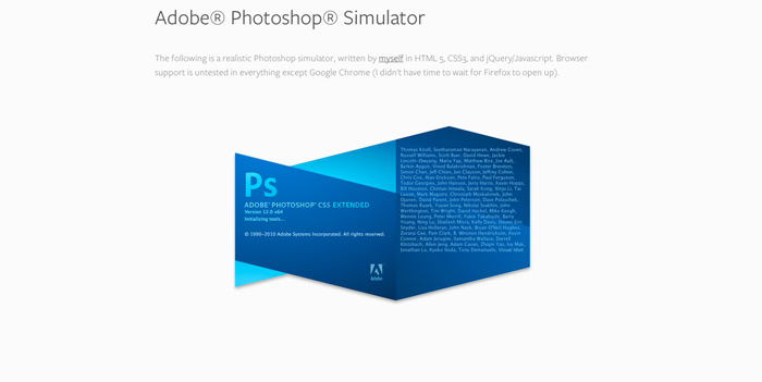 Photoshop Simulator