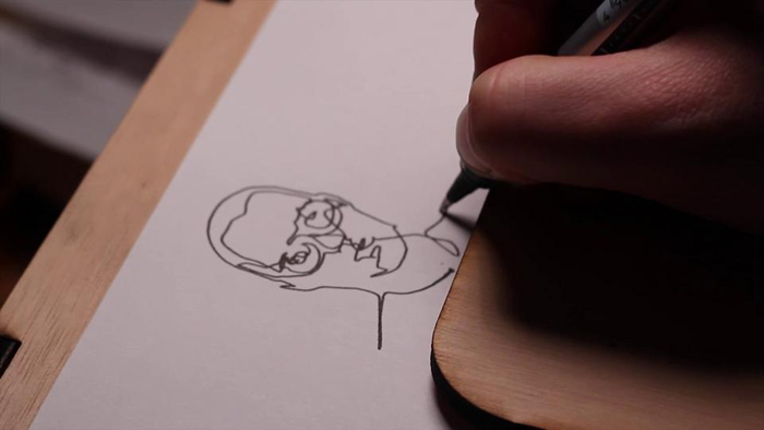 Blind Self Potrait