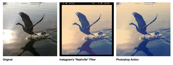 Instagram Filters as Photoshop Action