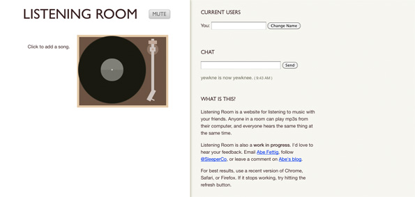 Listening Room
