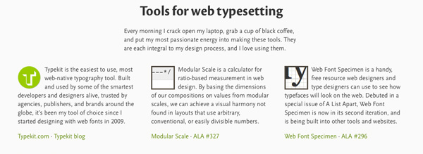 Nice Web Type