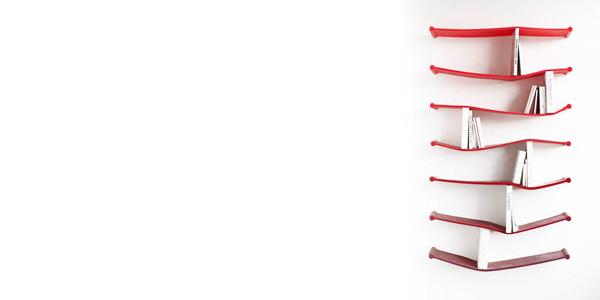 Rubber Book Shelves