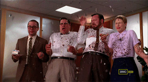 Mad Men Blood Splash