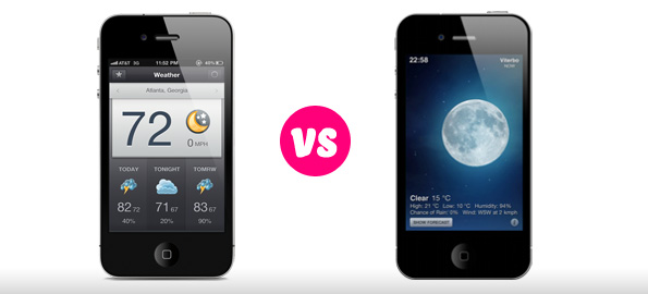 Shine vs Weather HD